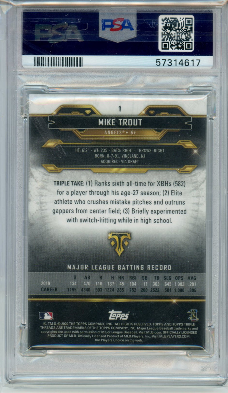 2020 Topps Triple Threads Mike Trout