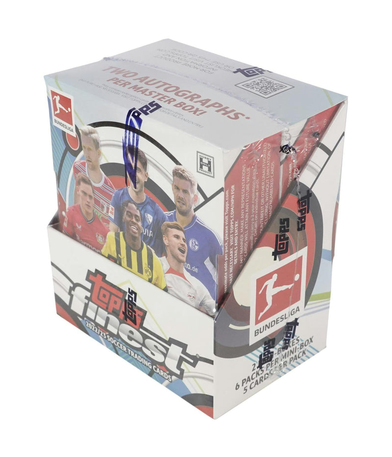 2022/23 Topps Finest Bundesliga Soccer Hobby Box (2 Autos / Master Box)