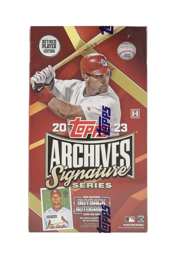 2023 Topps Archives Signatures Series Retired Player Edition Baseball Hobby Box