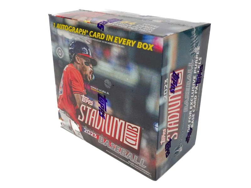 2023 Topps Stadium Club Baseball HTA Mega Hobby Compact Breakers Box (1 Auto)