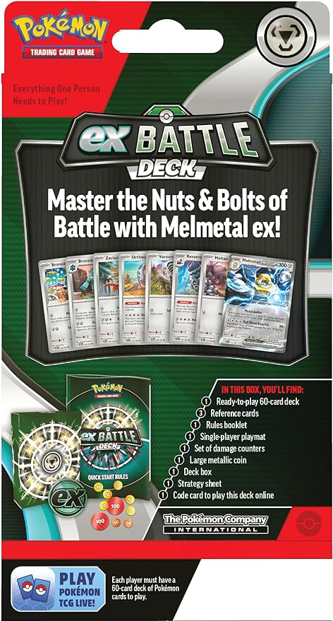 pokemon battle deck cards Pokemon ex Battle Deck Melmetal ex