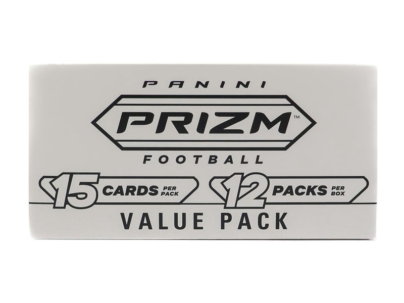 2023 Panini Prizm NFL Football Trading Cards Value Cello Fat Jumbo Value 12-Pack Box (Red White & Blue Prizms)