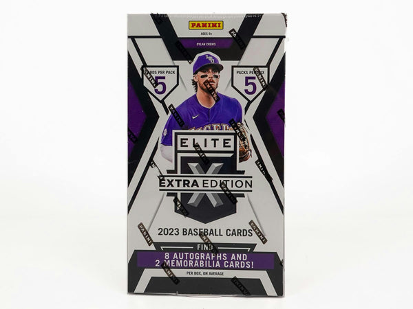 2023 Panini Elite Extra Edition Baseball Hobby Box (8 Autos / 2 Mem)