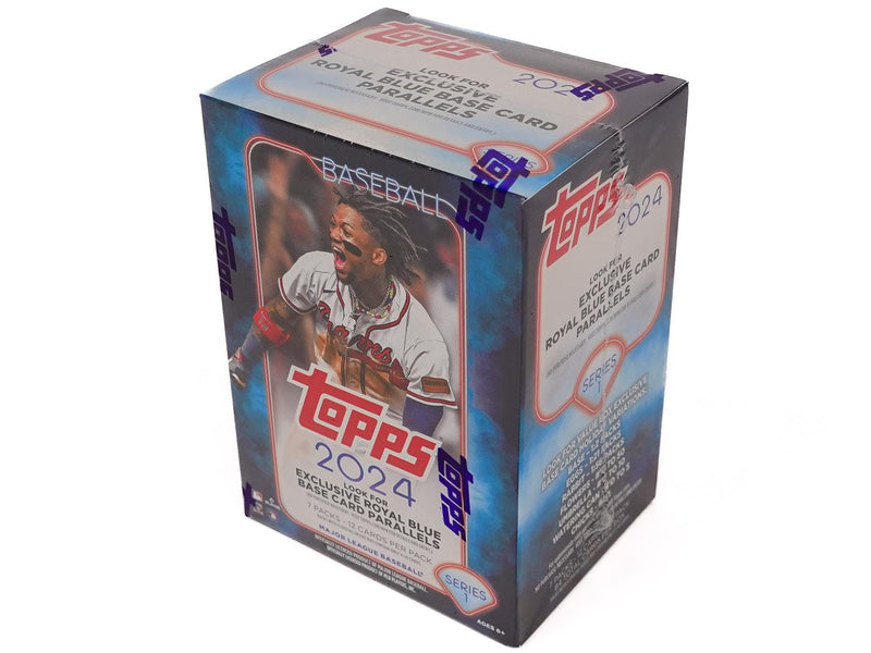 2024 Topps Series 1 Baseball 7-Pack Blaster Box (Royal Blue Inserts)