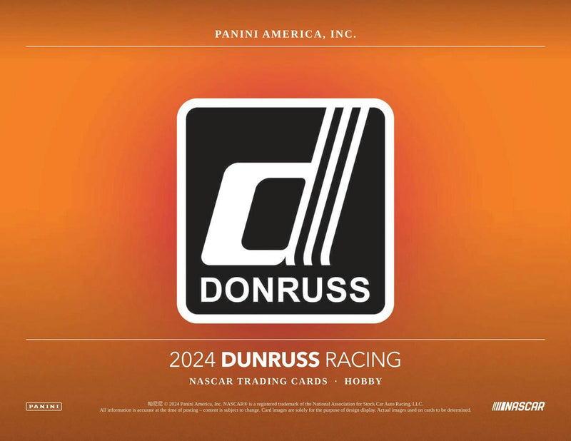 2024 Panini Donruss Racing Hobby Box (3 Auto / Mem)