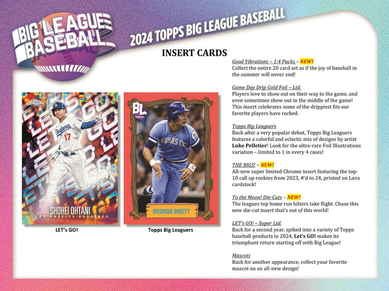 2024 Topps Big League Baseball Hobby Box (Loaded with Fun)