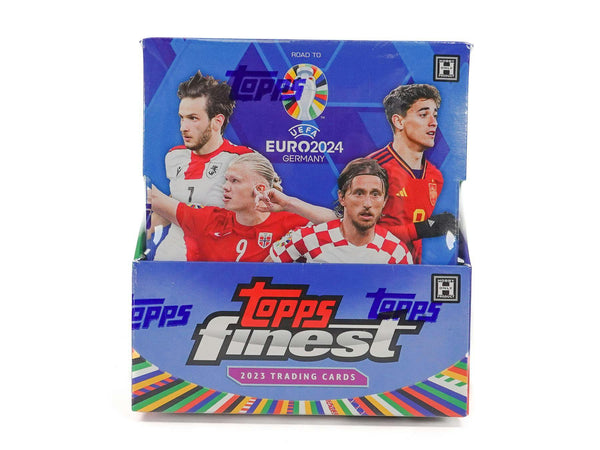 2023/24 Topps Finest Road to UEFA Euro Soccer Hobby Box (Master Box 2 Autos)