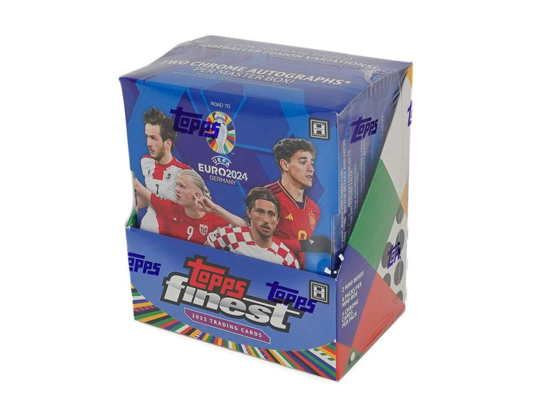 2023/24 Topps Finest Road to UEFA Euro Soccer Hobby Box (Master Box 2 Autos)