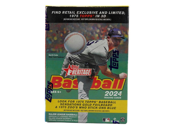 2024 Topps Heritage Baseball 8-Pack Blaster Box