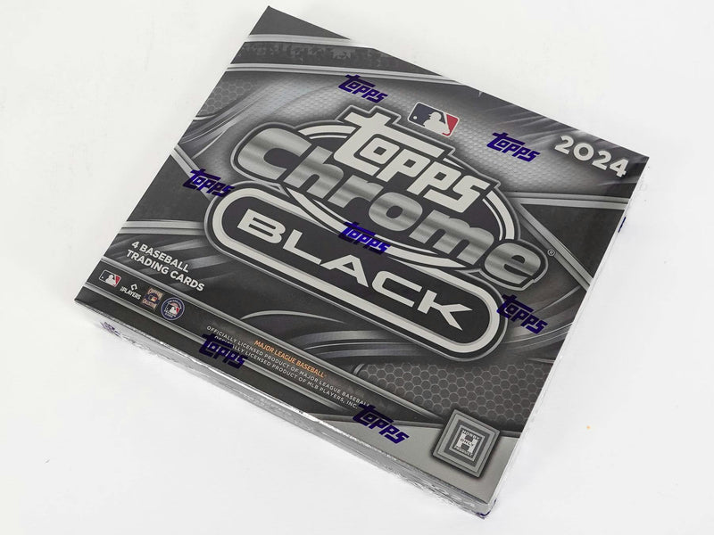 2024 Topps Chrome Black Baseball Hobby Box (1 Encased Auto)