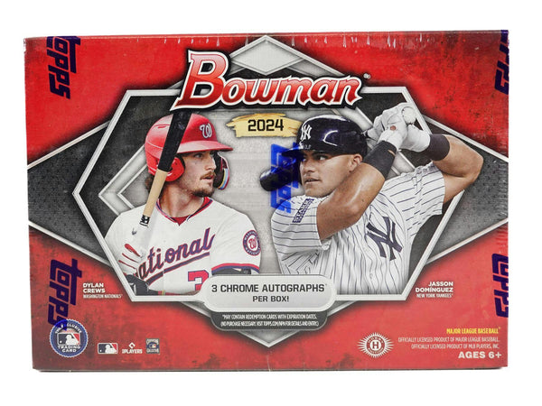 2024 Bowman Baseball HTA Choice Box (3 Autos)