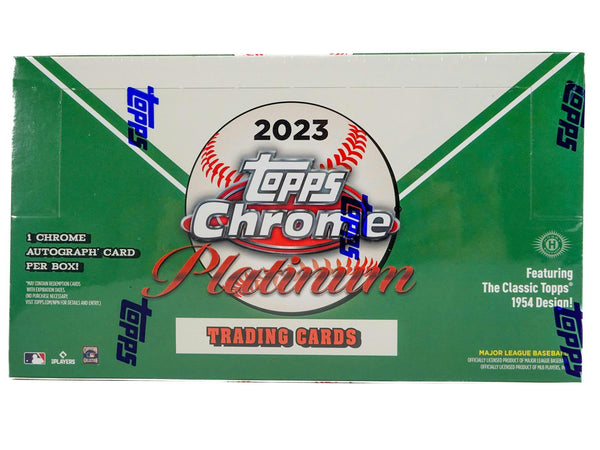 2023 Topps Chrome Platinum Anniversary Baseball Hobby Box (1 Auto/Box)