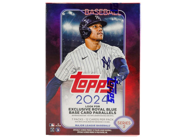 2024 Topps Series 2 (TWO) Baseball 7-Pack Blaster Box (Royal Blue Inserts)