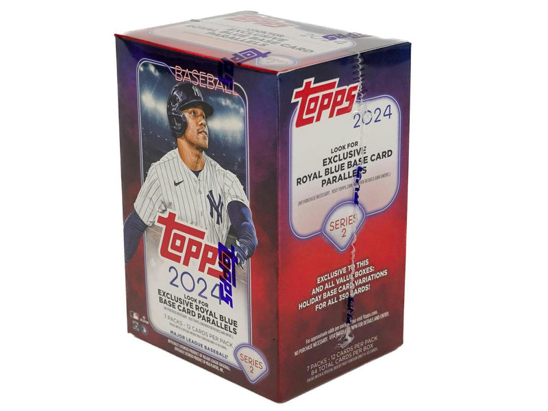 2024 Topps Series 2 (TWO) Baseball 7-Pack Blaster Box (Royal Blue Inserts)