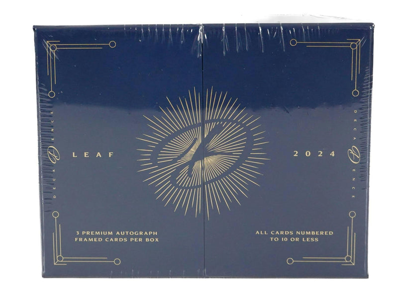 2024 Leaf Decadence Multisport Hobby Box (3 Autograph Cards