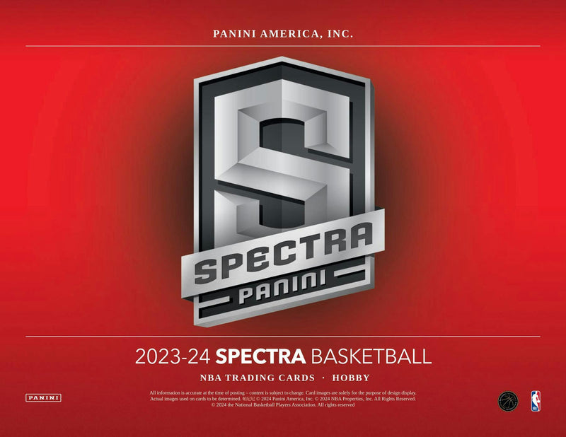 2023/24 Panini Spectra Basketball Hobby Box (4 Autos / 4 Packs)