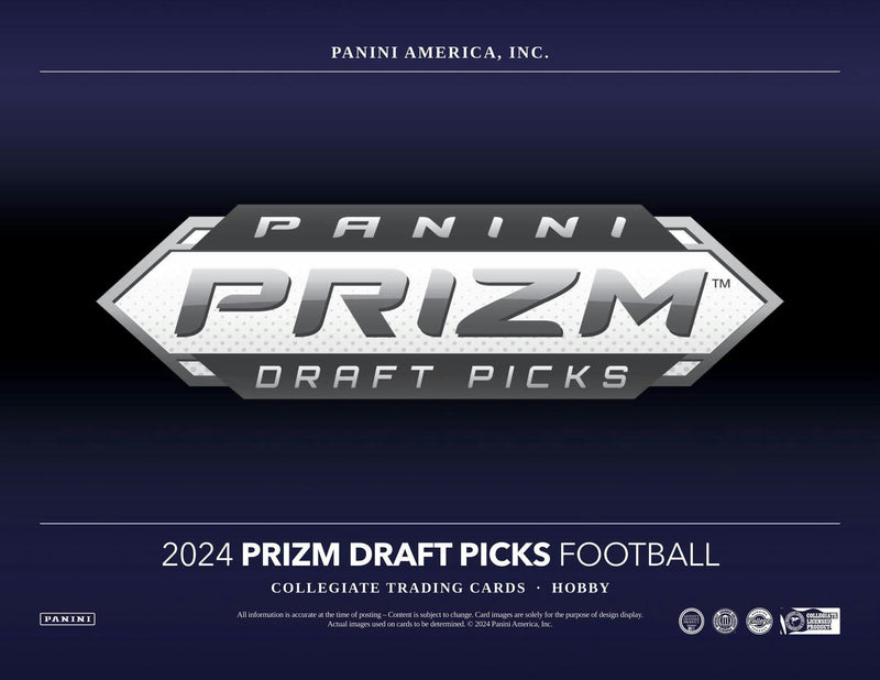 2024 Panini Prizm Draft Picks Football Hobby Box (4 Autos)