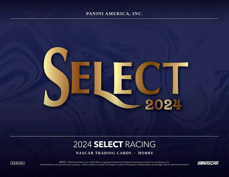 2024 Panini Select Racing Hobby Box (2 Auto / 1 Mem)