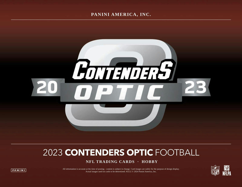 2023 Panini Contenders Optic Football Hobby Box (2 Autos) August 14th