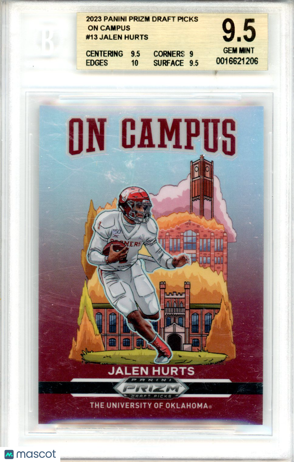 2023 Panini Prizm Jalen Hurts #13 BGS 9.5