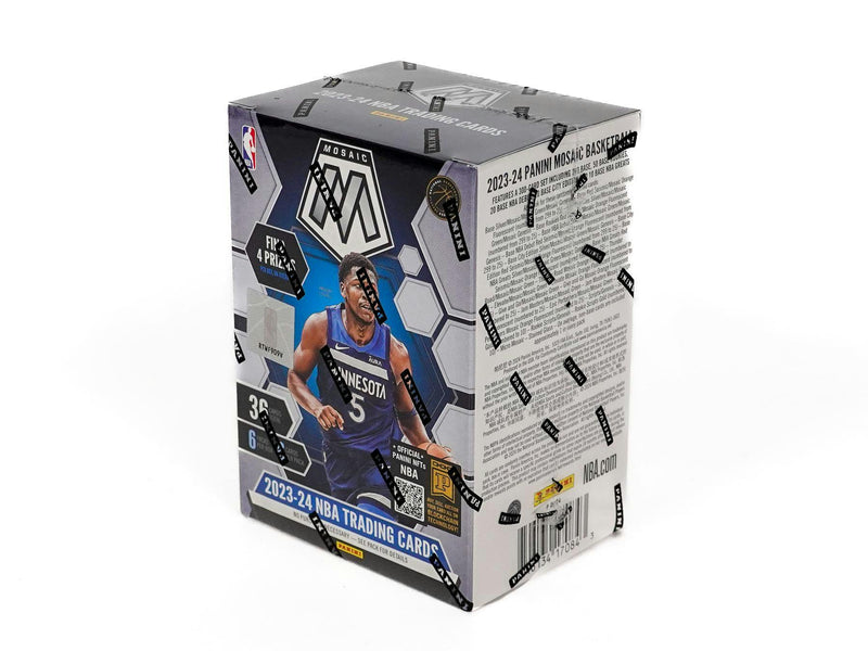 2023/24 Panini Mosaic Basketball 6 Pack Blaster Box (Four Prizms / Three Inserts Per Box)