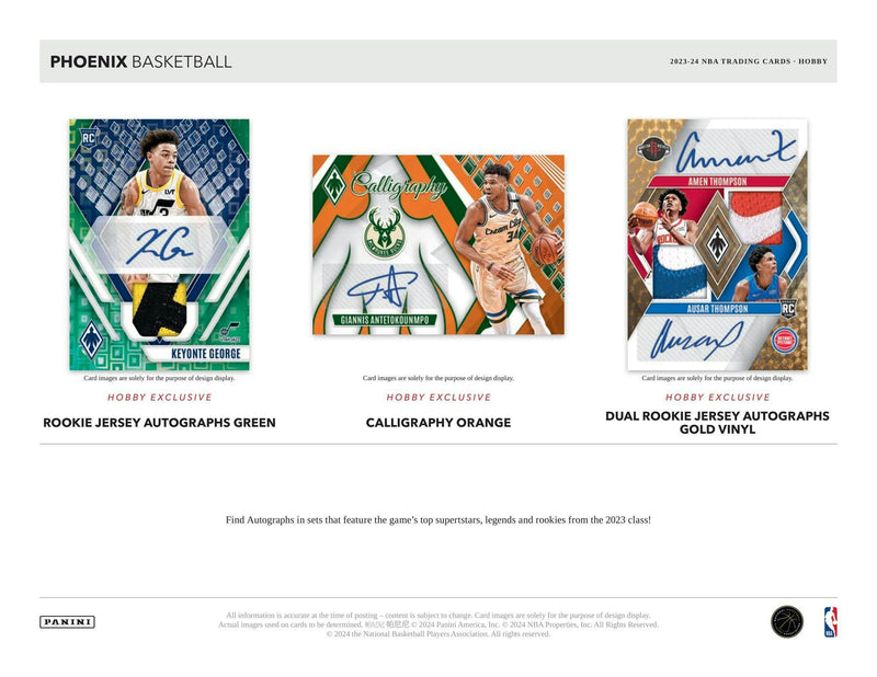 2 (TWO) PACKS of 2023/24 Panini Phoenix NBA Basketball Pull from a HOBBY BOX