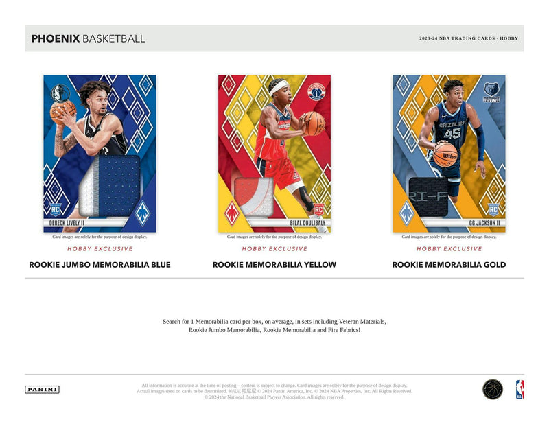 2 (TWO) PACKS of 2023/24 Panini Phoenix NBA Basketball Pull from a HOBBY BOX