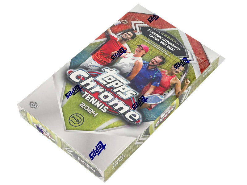 2024 Topps Chrome Tennis Hobby Box (3 Autographs)