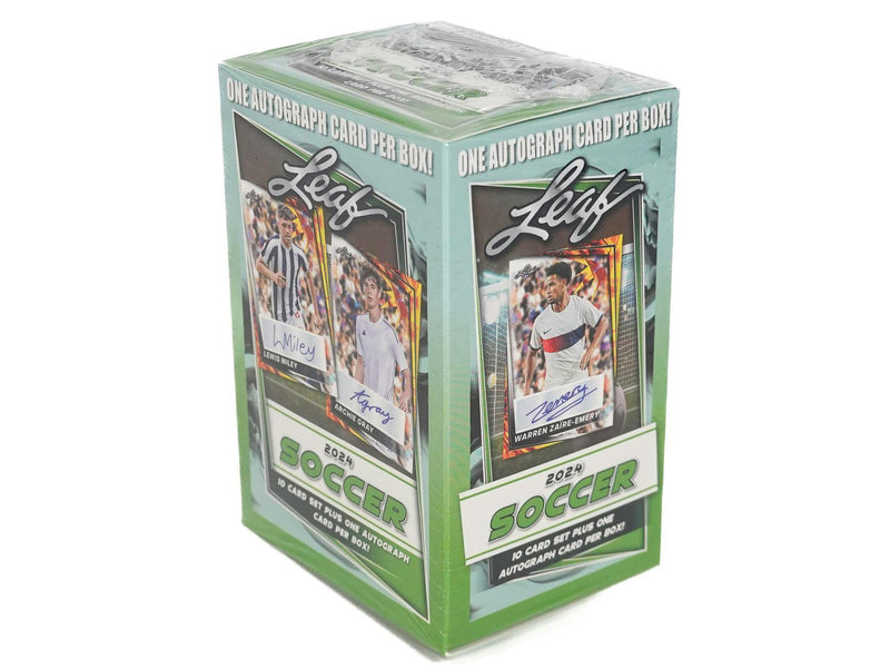 2024 Leaf Soccer Blaster Box (1 Autograph / Box) 10 Card Set