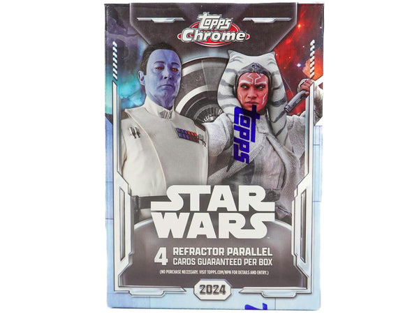 2024 Topps Star Wars Chrome 8-Pack Blaster Box (4 Refractor Parallels)