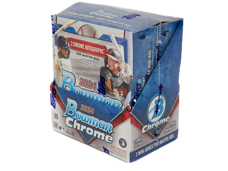 ONE MINI BOX from 2024 Bowman Chrome Baseball Master Hobby Box (1 Mini Boxes / 1 Auto)