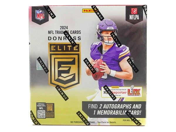 2024 Panini Donruss Elite Football Hobby Box (2 Autos / 1 Mem / 3 Numbered RCs)