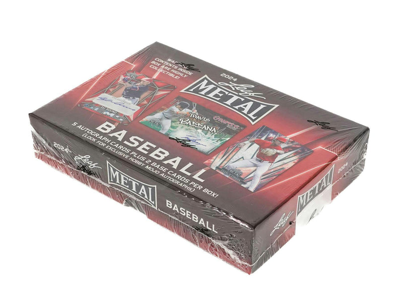 2024 Leaf Metal Baseball Hobby Box (5 Autos) ELy, Crews, Skenes, More!