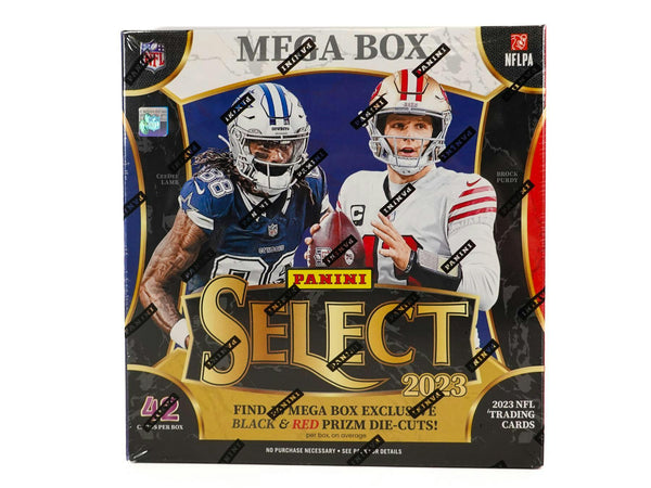 2023 Panini Select Football Mega Box (Black & Red Prizms!) 42 Cards