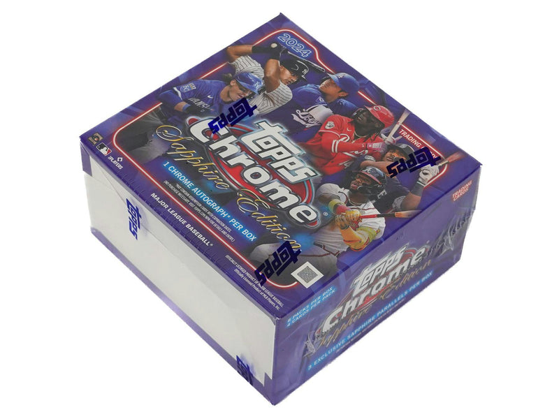 2024 Topps Chrome MLB Baseball Sapphire Edition Sealed Hobby Box (1 Auto)