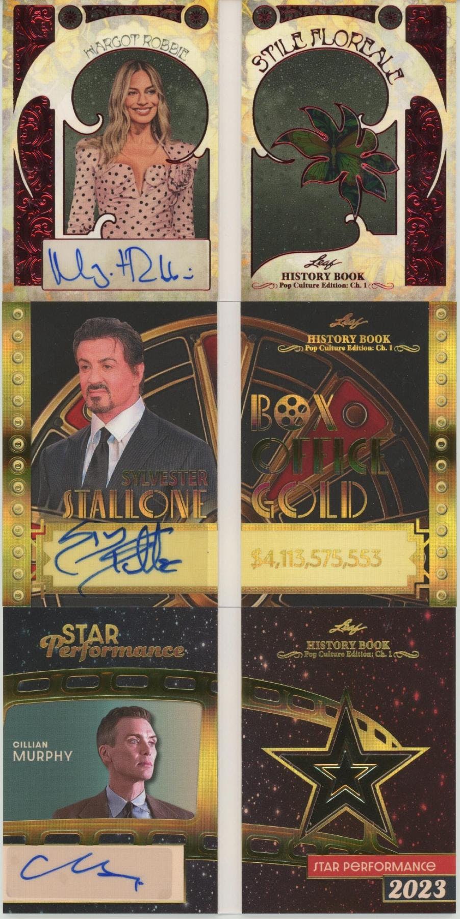 2024 Leaf History Book Pop Culture Edition Chapter 1 Hobby Box (2 Mega Hits)