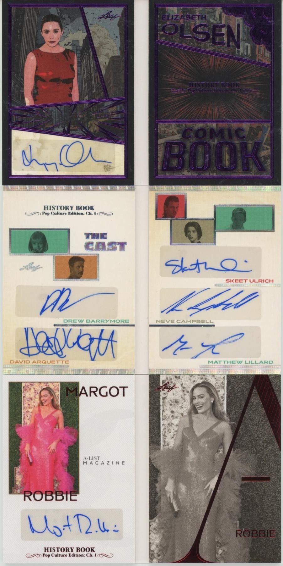 2024 Leaf History Book Pop Culture Edition Chapter 1 Hobby Box (2 Mega Hits)
