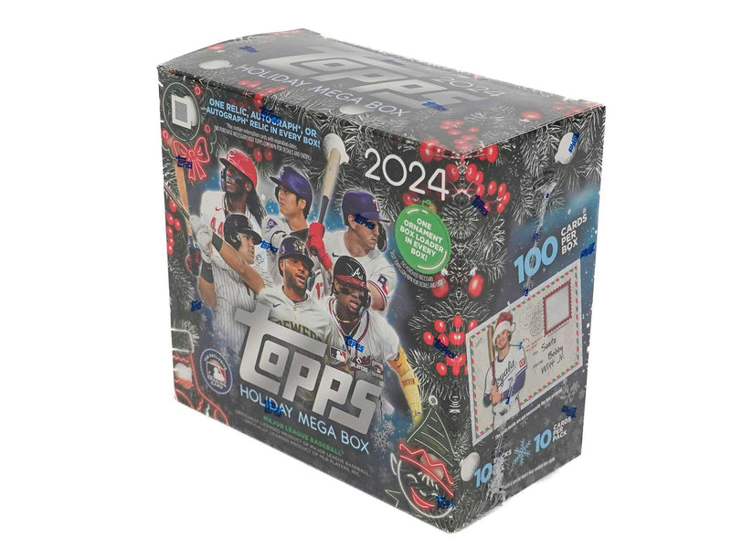 2024 Topps Holiday Baseball Mega Box (One Relic or Autograph)