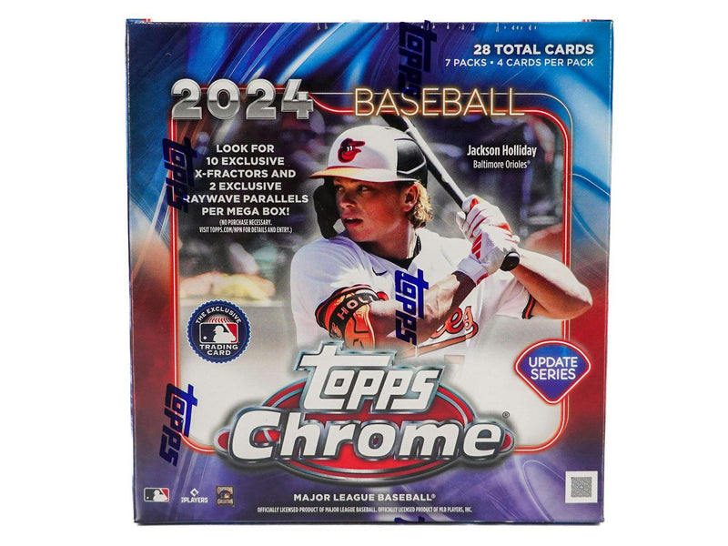 2024 Topps Chrome Update Series Baseball Mega Box (X-Fractor Parallels)