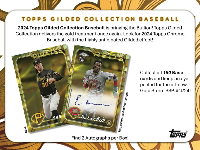 (PRE SALE NOV 22nd) 2024 Topps Gilded Collection Baseball Hobby Box