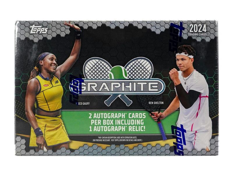 2024 Topps Graphite Tennis Hobby Box (2 Autographs)