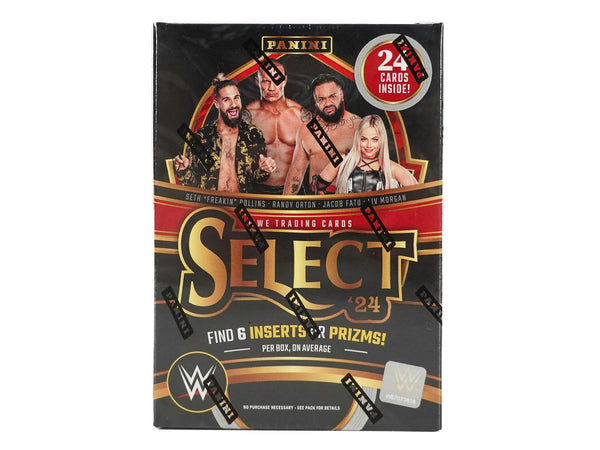 HOBBY 2024 Panini Select WWE Wrestling Hobby Blaster Box (6 Inserts/Prizms) Exclusive Green Flash