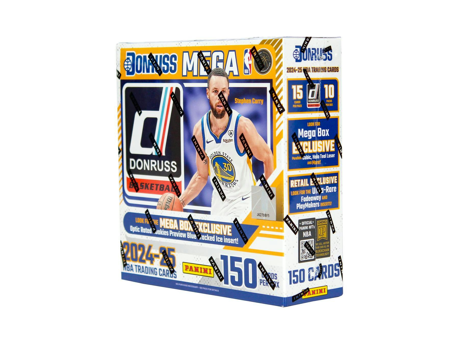 2024/25 Panini Donruss Basketball Mega Box (20 Inserts/Parallels) Blue Cracked Ice