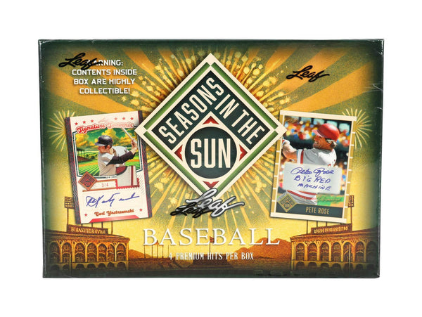 2025 Leaf Seasons in the Sun Baseball Hobby Box (Babe Ruth, Jackie Robinson, and more)