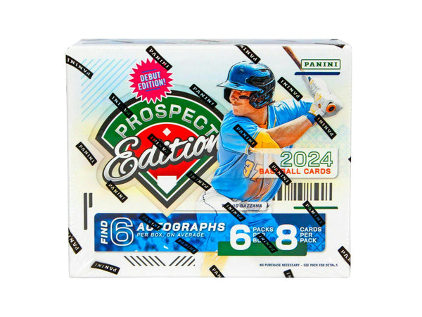 2024 Panini Prospect Edition Baseball Hobby Box (6 Autographs)