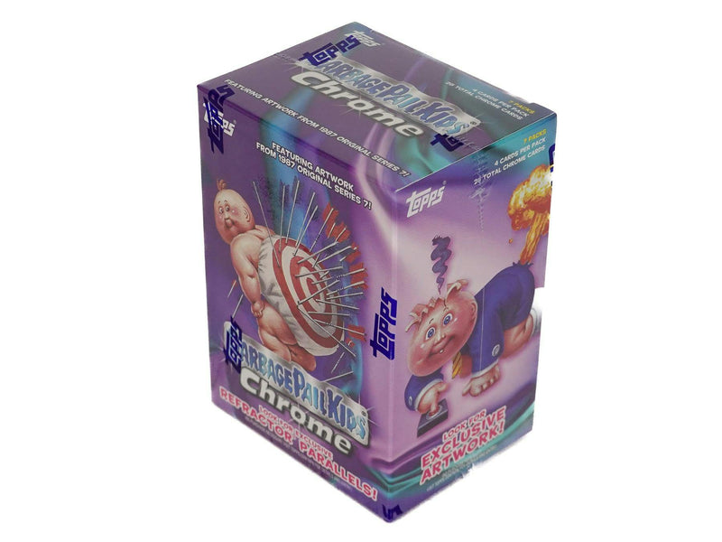 2024 Topps Garbage Pail Kids Chrome Series 7 Blaster Box (7 Packs) Drool Refractors