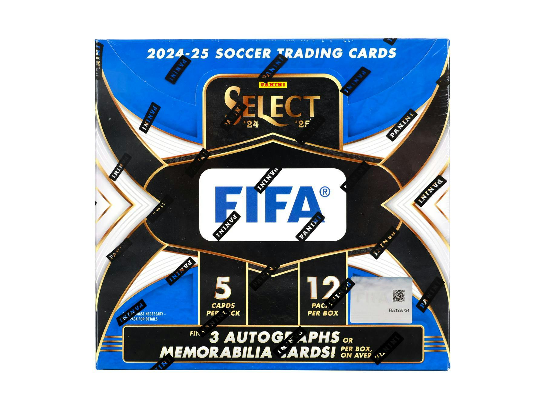 2024/25 Panini Select FIFA Soccer Hobby Box (3 Autos/Mems) (Yamal, Mbappe, Messi)