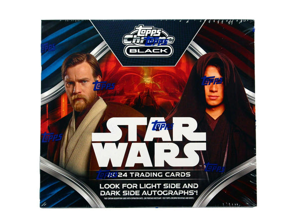 2024 Topps Star Wars Chrome Black Hobby Box (1 Auto)