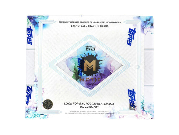 2023/24 Topps Motif Basketball Hobby Box (5 Autos + 1 Mem) Wemby RC ?