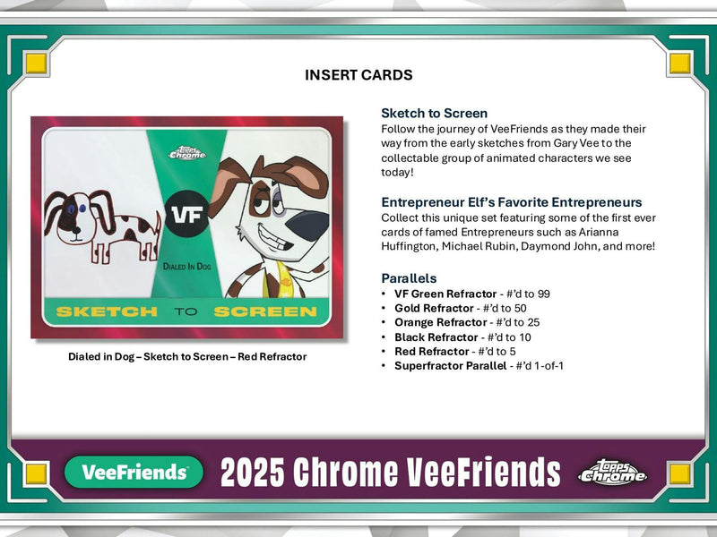 2025 Topps VeeFriends Chrome Hobby Box (May 7th)